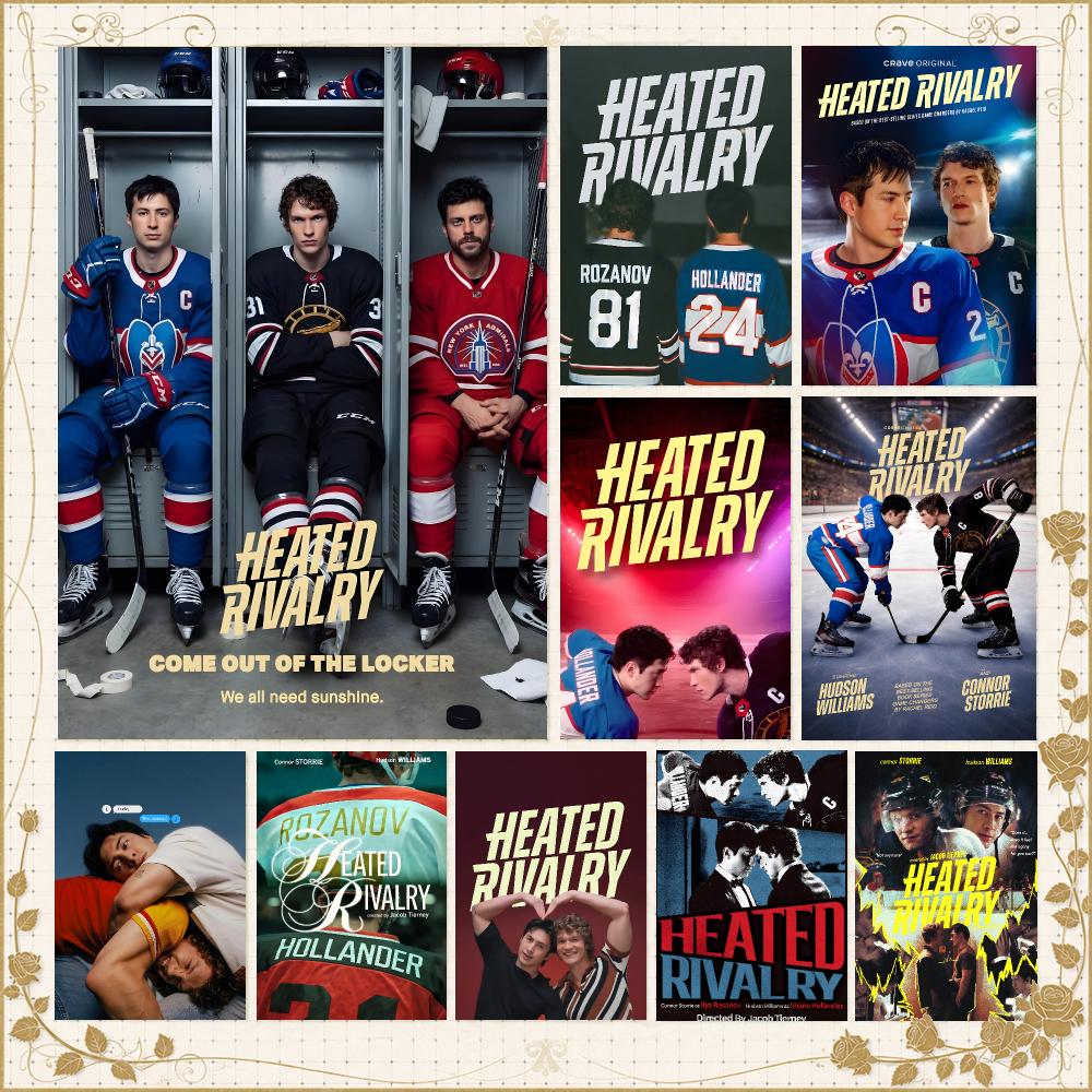 Sports Equipment Poster - Series H-Heated Rivalry Sports Romance Poster