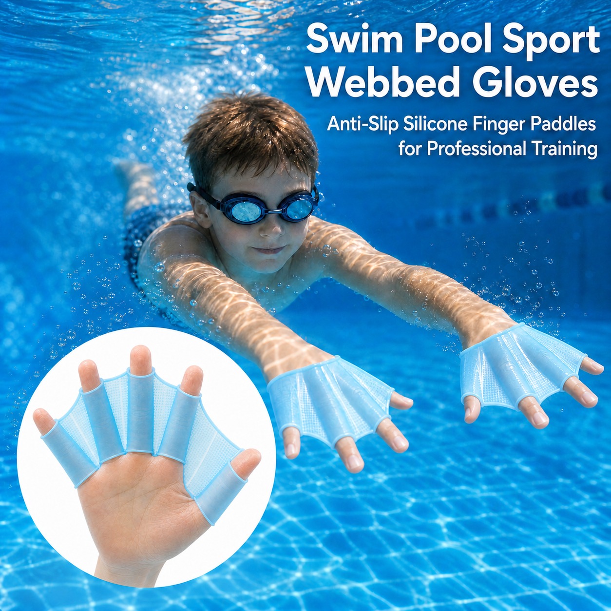 Silicone Swimming Fins Flipper - Sports Equipment 5 Years Old ulasan dan harga